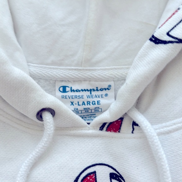 CHAMPION all over monogram hoodie - Picture 4 of 4
